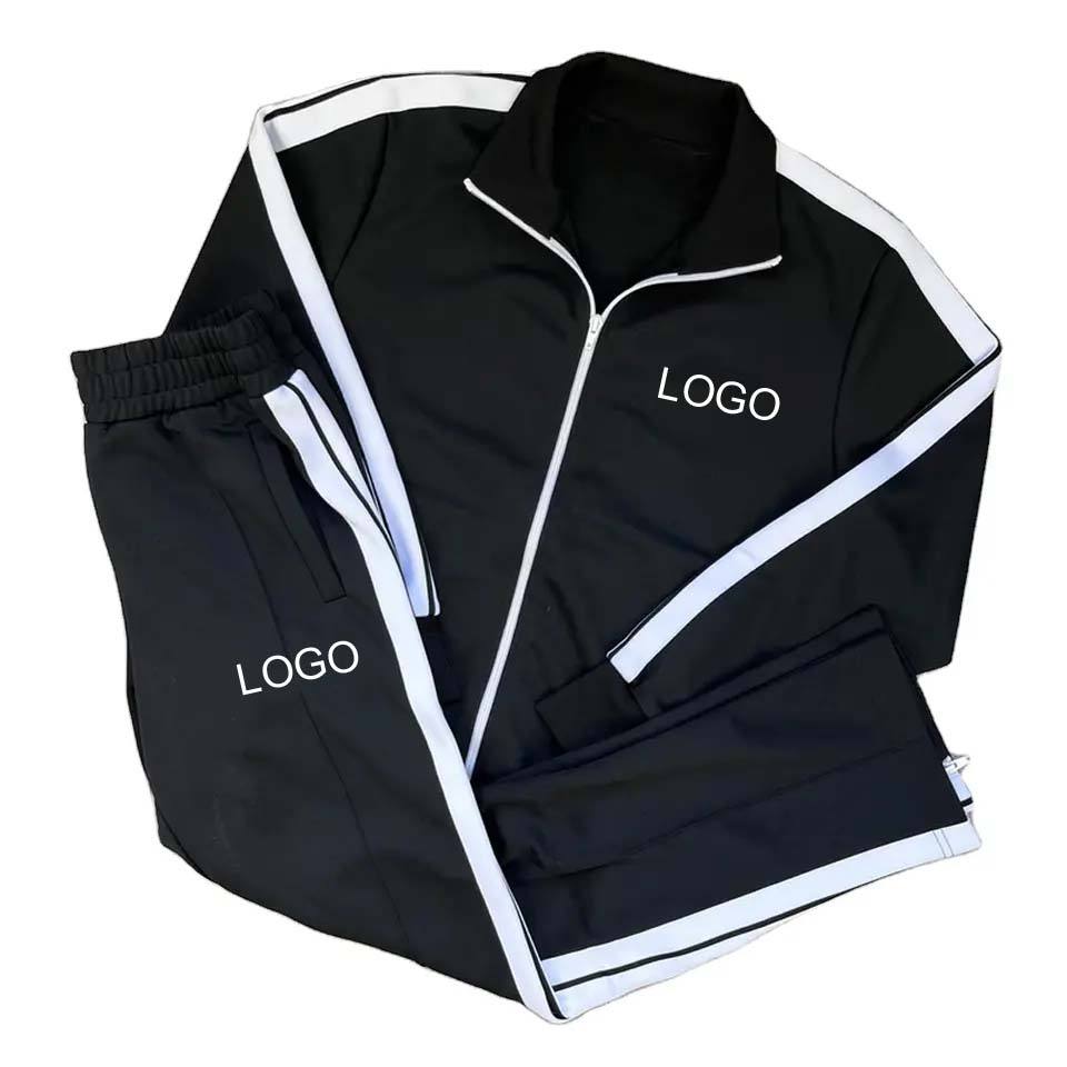 High Quality Poly Track Suit Sports Tracksuits for Men Streetwear Sweat Suit Polyester Tracksuit
