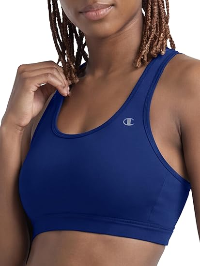 Champion Women's Sports Bra, Compression, Moisture Wicking, High-Impact Sports Bra for Women