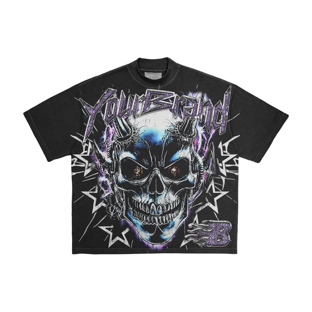 Unisex Vintage 200gsm Drop Shoulder T-shirt Men Black Oversize 100% Cotton Boxy Fit Streetwear Loose Fit Long Hip Hop